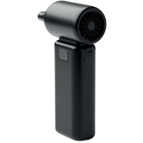Draagbare turboventilator Techmate bamboo zwart