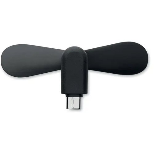 Draagbare usb-ventilator Phan zwart