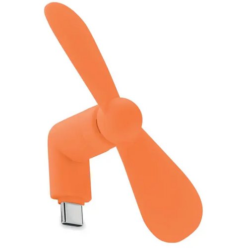 Draagbare usb-ventilator Phan oranje