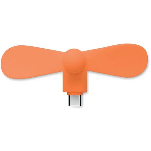 Draagbare usb-ventilator Phan oranje