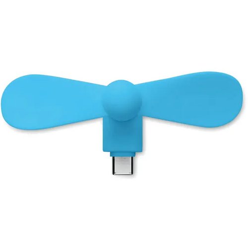 Draagbare usb-ventilator Phan turquoise
