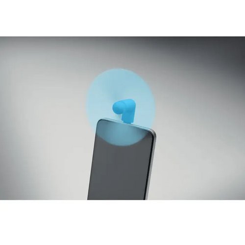 Draagbare usb-ventilator Phan turquoise