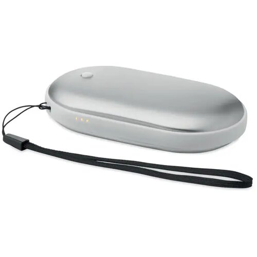Elektrische handwarmer Mukava mat zilver