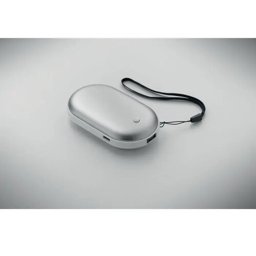 Elektrische handwarmer Mukava mat zilver
