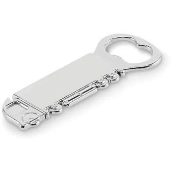Flesopener in vrachtwagenvorm Mytruck mat zilver