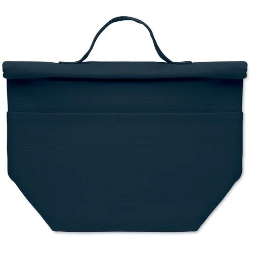 Gerecycled katoenen koeltas Recoba colour marineblauw