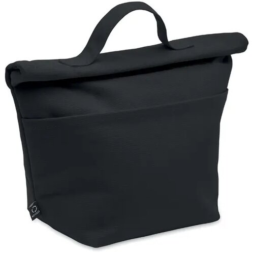 Gerecycled katoenen koeltas Recoba colour zwart