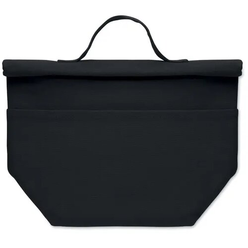 Gerecycled katoenen koeltas Recoba colour zwart