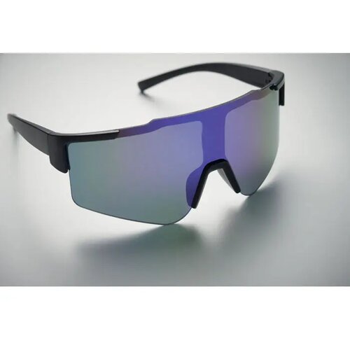 Gespiegelde sportzonnebril Shine blauw