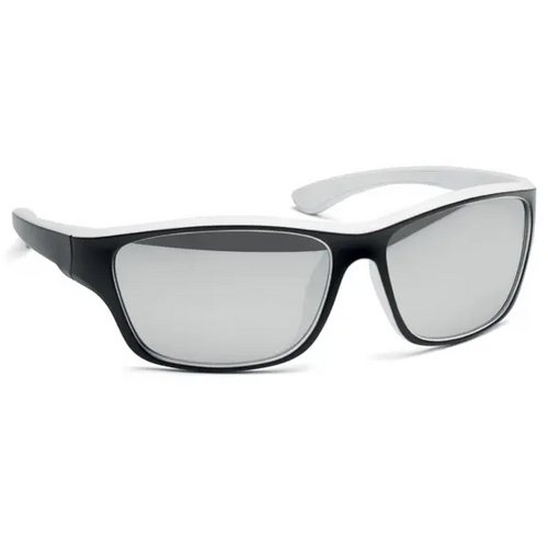 Gespiegelde sportzonnebril uv40 Yuma wit