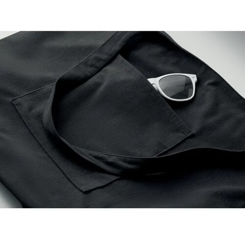 Grote corduroy boodschappentas Cordy g zwart