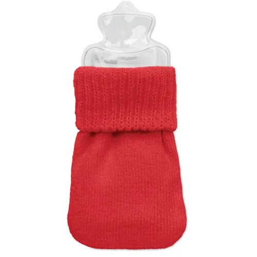 Handwarmer gebreid polyester Warmmuff rood