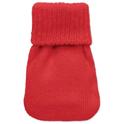 Handwarmer gebreid polyester Warmmuff rood