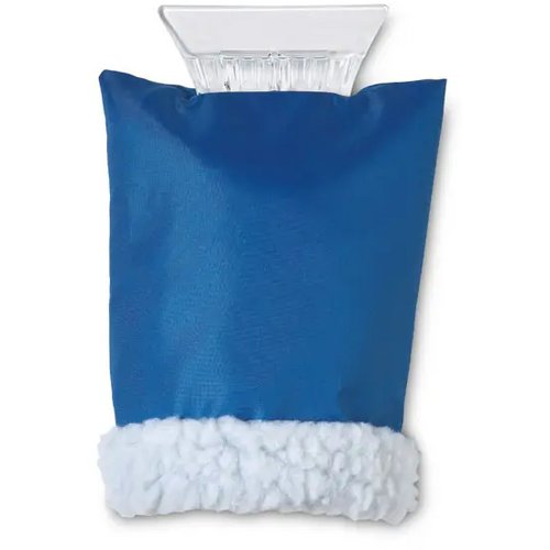 Ijskrabber met handschoen Warmix blauw
