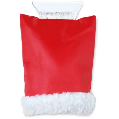Ijskrabber met handschoen Warmix rood