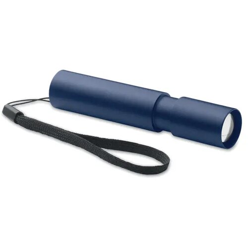 Oplaadbare aluminium zaklamp Aluminate marineblauw