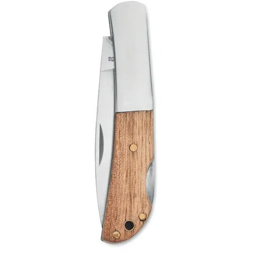 Opvouwbaar mes in acacia Skarp hout