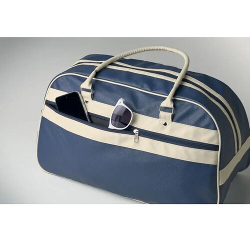 Pu sporttas Nostalgic blauw