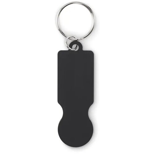 Sleutelhanger met winkelwagenmu Tokley zwart