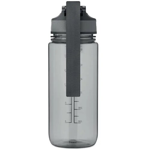 Sportdrinkfles 700ml Enkel transparant grijs
