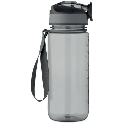 Sportdrinkfles 700ml Enkel transparant grijs