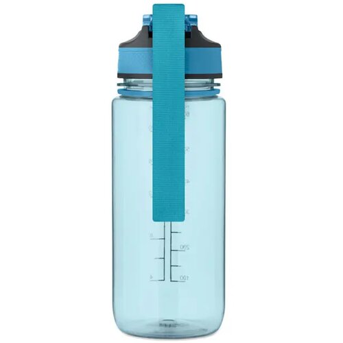 Sportdrinkfles 700ml Enkel transparant licht blauw