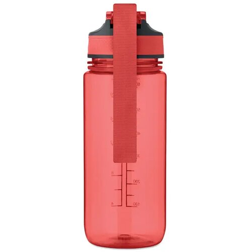 Sportdrinkfles 700ml Enkel transparant rood