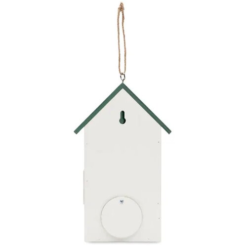 Vogelhuisje van multiplex Greenjay wit