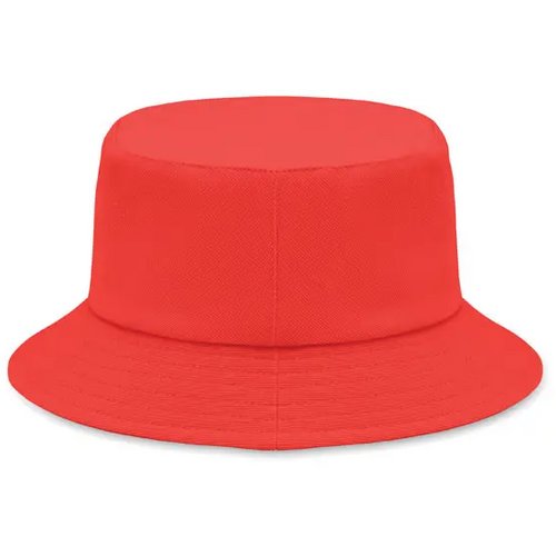 Zonne-vissershoed katoen 260g Monti rood