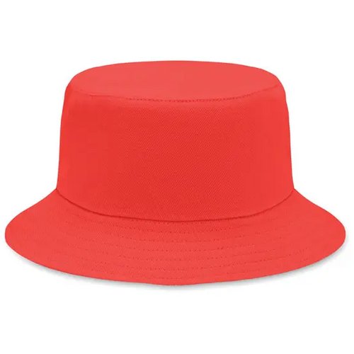 Zonne-vissershoed katoen 260g Monti rood