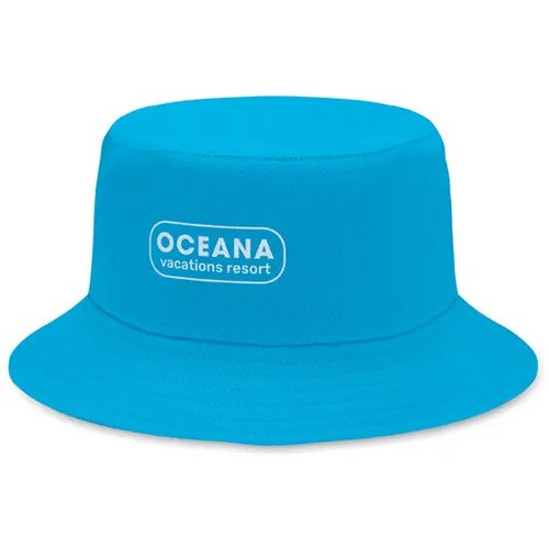 Zonne-vissershoed katoen 260g Monti turquoise