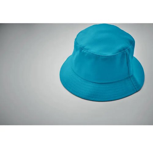 Zonne-vissershoed katoen 260g Monti turquoise