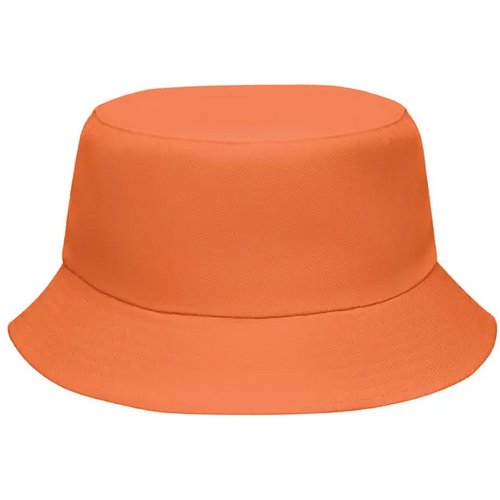 Zonne-vissershoed polyester 150mo2437-10 Emmer oranje