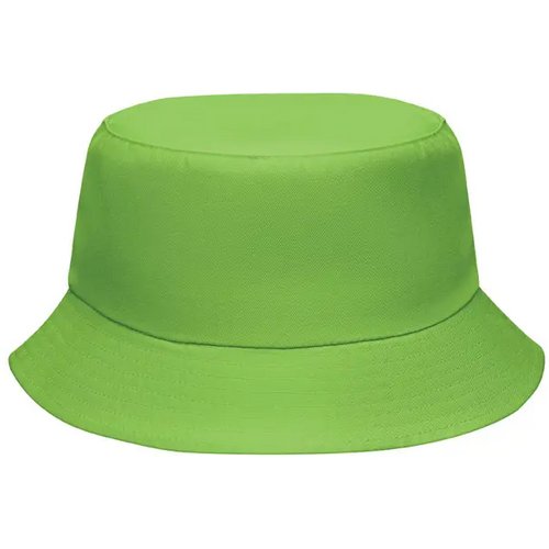 Zonne-vissershoed polyester 150mo2437-48 Emmer limoen