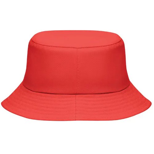 Zonne-vissershoed polyester 150mo2437-05 Emmer rood