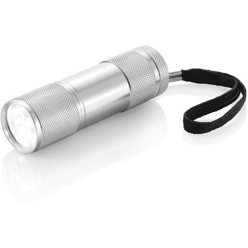 Quattro zaklamp zilver