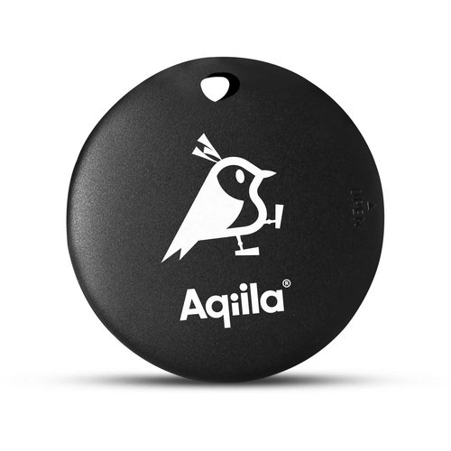 Aqiila Tagbird Waterdichte Tracker met Fietsbel zwart