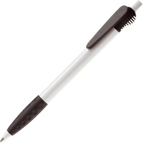 Balpen Cosmo grip hardcolour wit / zwart