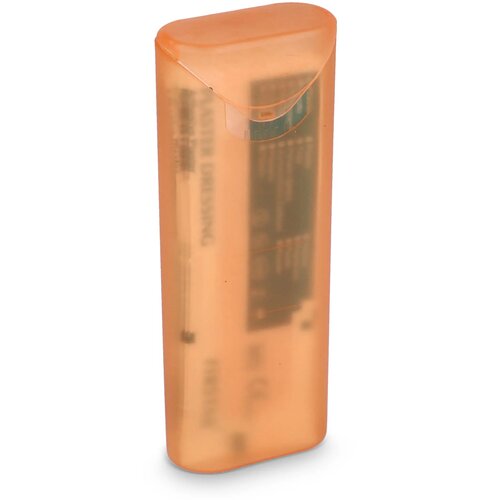 Pleistersdoosje met 10 PE-pleisters (70 × 18 mm) oranje