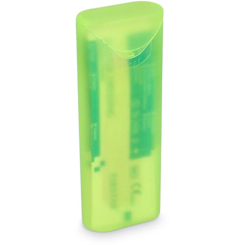 Pleistersdoosje met 10 PE-pleisters (70 × 18 mm) lichtgroen
