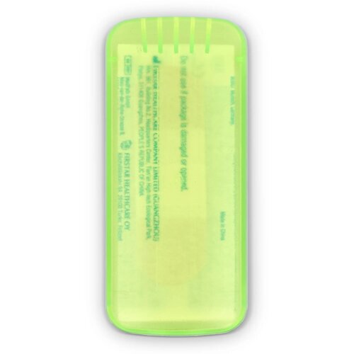 Pleistersdoosje met 5 PE-pleisters (56 × 18 mm) lichtgroen