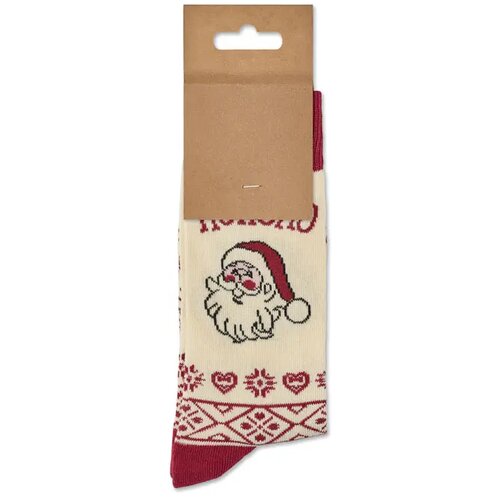 Paar kerstsokken l Soc large beige