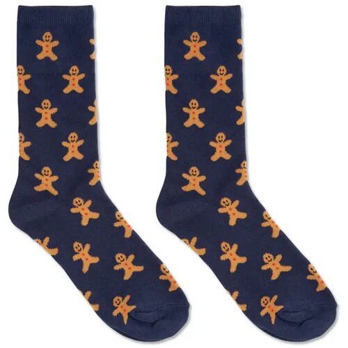 Paar kerstsokken m Soc medium blauw