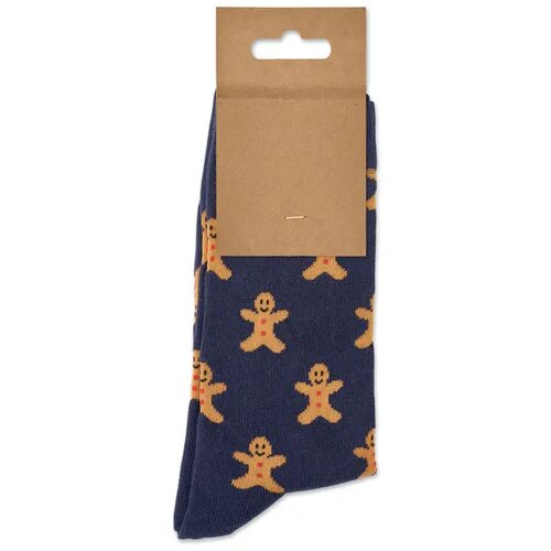 Paar kerstsokken m Soc medium blauw