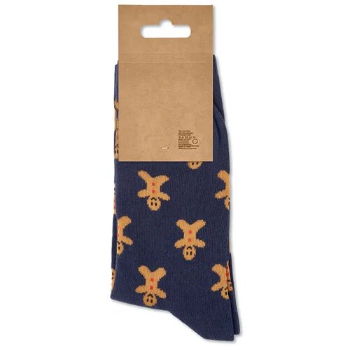 Paar kerstsokken m Soc medium blauw