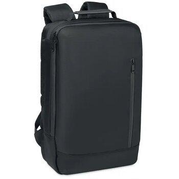 15" laptop jacquard rugzak Boston zwart
