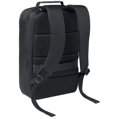 15" laptop jacquard rugzak Boston zwart