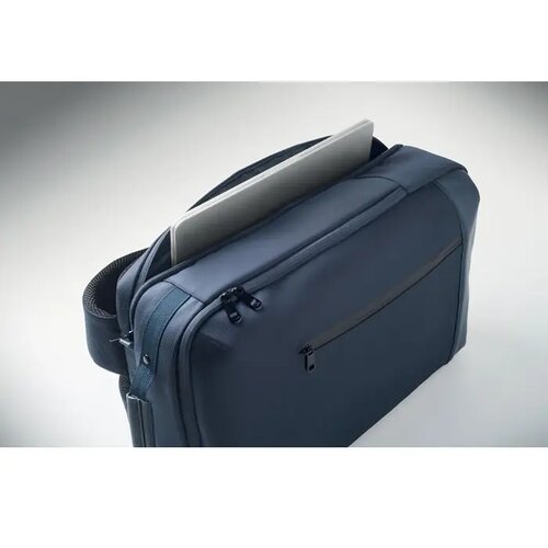 15" laptop jacquard rugzak Boston blauw