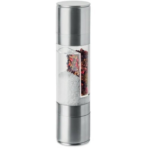 2-in-1 zout- en pepermolen Molin zilver