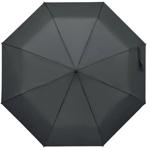 21" auto paraplu houten greep Rayna fold steengrijs